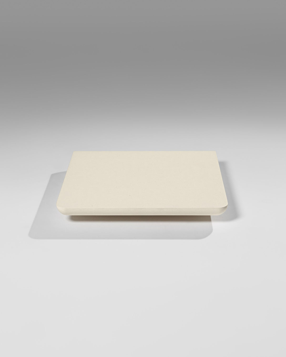 Nest turntable platform in White Pearl, front view — Groovaly