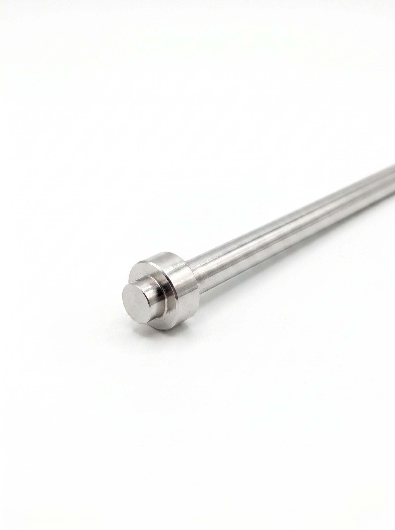 Close-up of a steel rod from the Bloom Integration Kit, showing the machined end — Groovaly